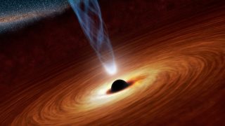 An almost luminical spin for a supermassive black hole