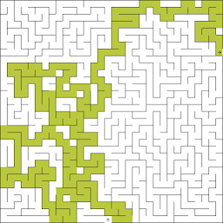 Figure 1. A classic maze puzzle. So far, so easy. | Credits: Juan Bermúdez