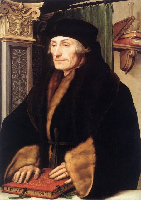 Hans Holbein the Younger, "Erasmus of Rotterdam"