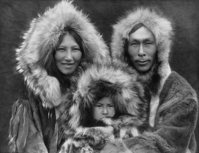 Figure 1. An Inuit family from Notak, Alaska (1929) by Edward S. Curtis (restored).