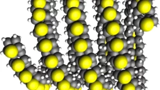 Ideal furan and thiophene nanothreads