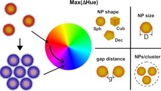 Optimal colorimetric sensing based on gold nanoparticle aggregation