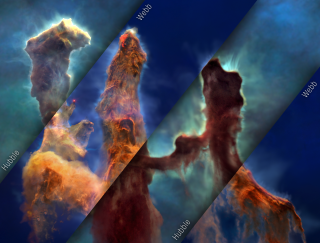 The Pillars of Creation seen as never before