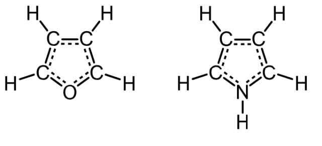 Using light to replace an oxygen atom with a nitrogen atom in a furan molecule