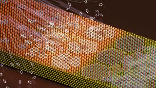 Monolayers from aligned hexagonal islands