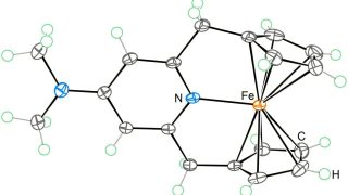 From 18- to 20-electron ferrocene derivatives