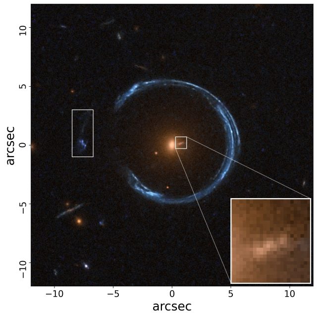 Cosmic Horseshoe galaxy harbours the most massive black hole ever detected