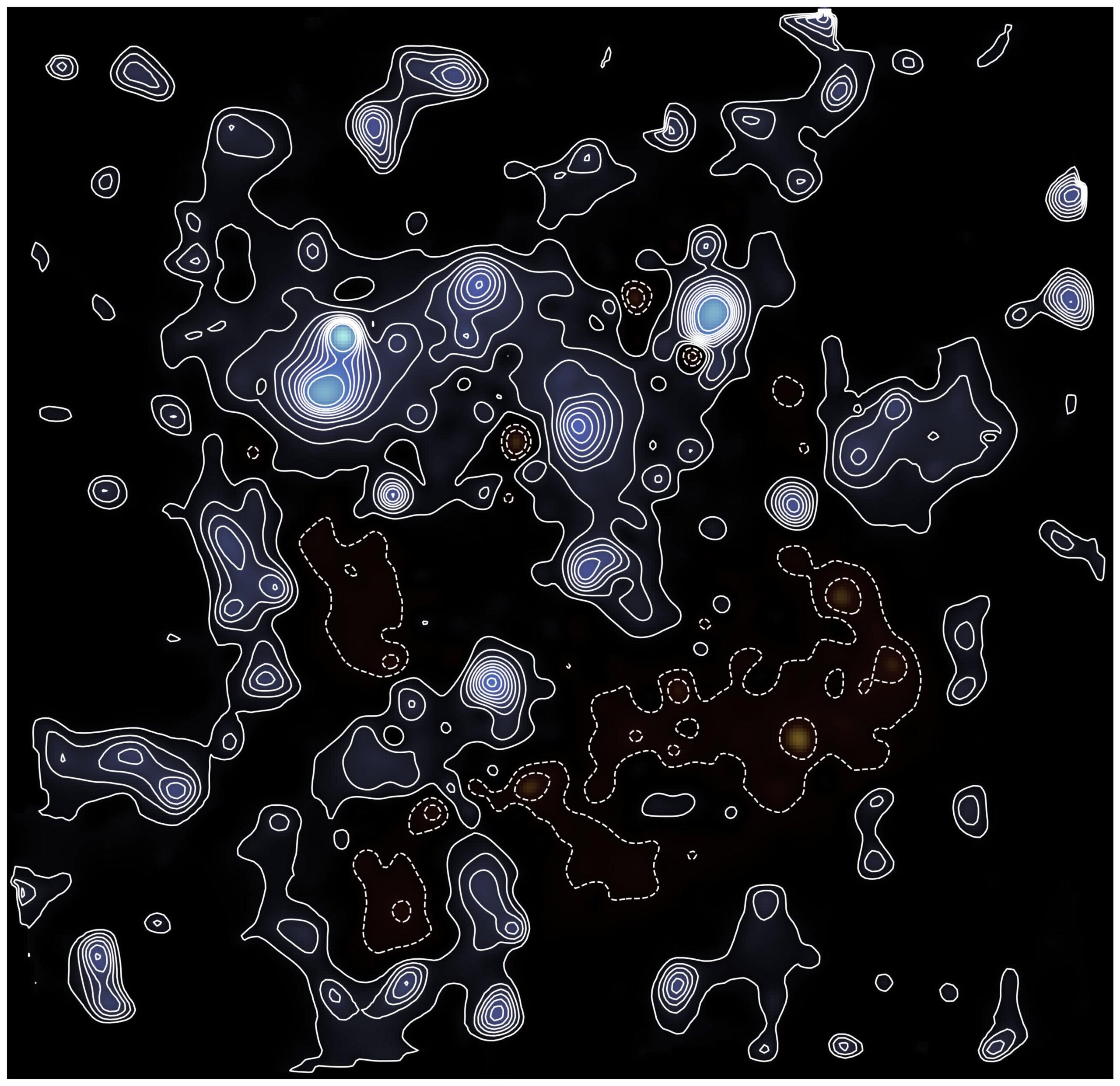 map of dark matter
