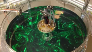 Planetary atmosphere in a tank