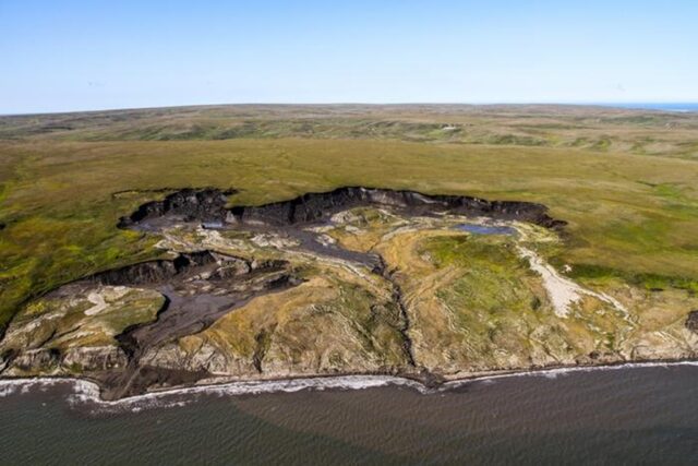 The Arctic ocean keeps permafrost carbon firmly locked